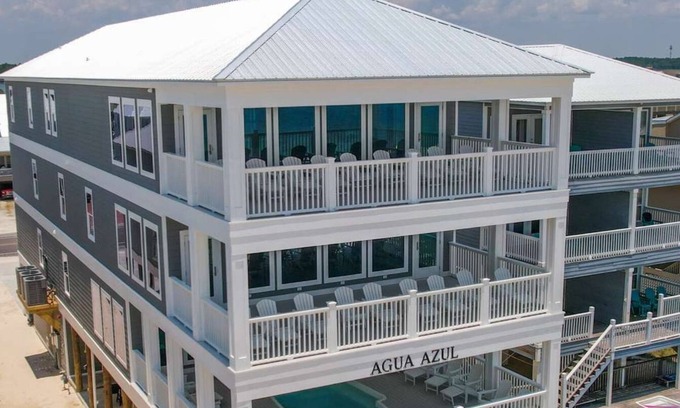 Gulf Shores House | Large Group Friendly West Beach Home w/Pool & Boardwalk, Agua Azul by Kaiser Vacations
