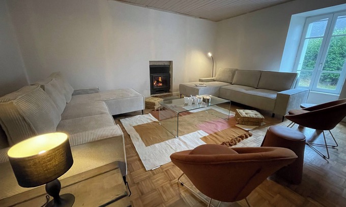 Rosporden House | Large house for 14 people, 20 min from the sea, 5 suites with 5 private bathrooms, 5* bedding