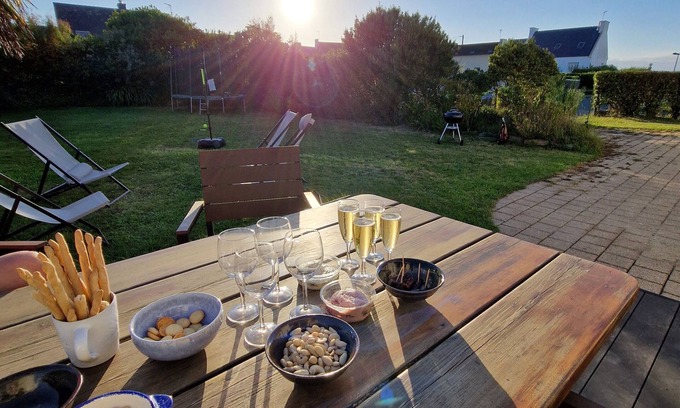 Guisseny House | Large house located at 200m from the seaside =2 minutes walking from the beaches