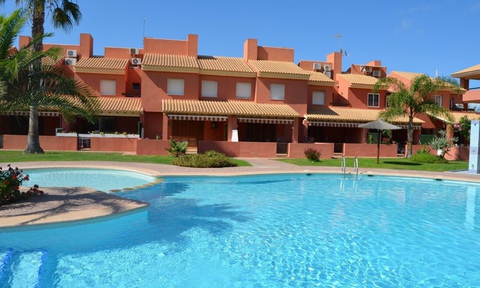 Mar de Cristal Ski Chalet | Large house with patio, pool views, free wifi, satellite tv, parking