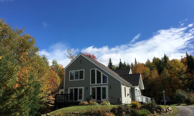 Waterville Valley House | Large Modern Home with Beautiful Views in NH's White Mountains