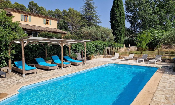 Lorgues House | Large Provencal MAS, remarkable view, quiet! 2 to 14p, private pool, air-conditioned!