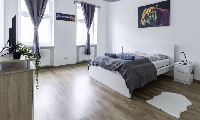 Rudolfsheim-Funfhaus Apartment | Large, spacious rooms, Modern apartment next to Metro, with Inner Garden