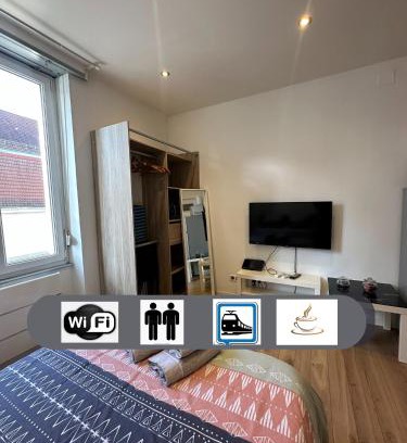 Mulhouse Apartment | # Le 9 # Joli studio neuf, tout équipé Mulhouse centre