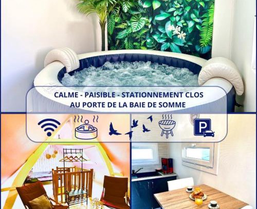 Abbeville Apartment | Le Chant des Oiseaux-Campagne-SPA-Parking