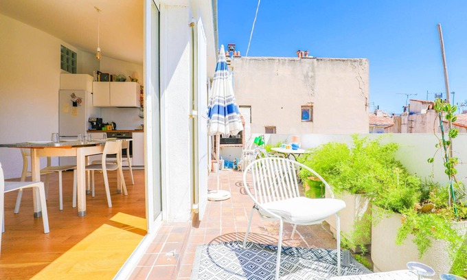 Le Camas Apartment | Le Chave - Appart 1 ch terrasse et climatisation