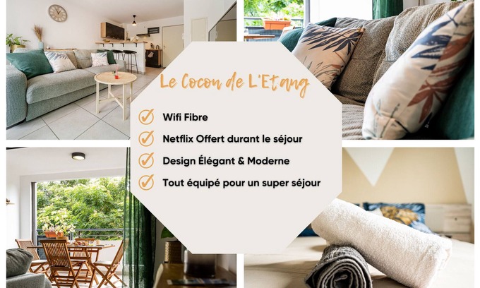 Saint-Paul Apartment | Le Cocon de L'étang