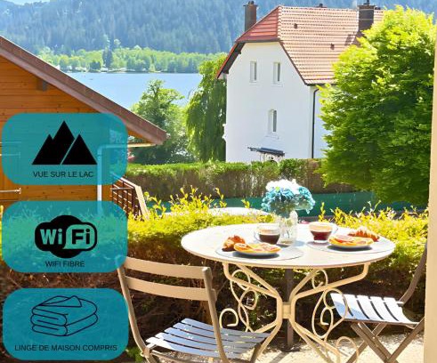 Gerardmer Apartment | Le Cocon du Lac, terrasse, vue lac