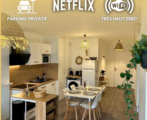 Chartres Apartment | Le Cocon, proche centre-ville - Balcon - Parking