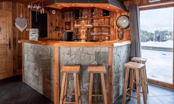 Vallandry Ski Chalet | Le Dahu - 8-kamer chalet + sauna & bar 14 personen