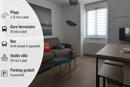 La Marne Apartment | Le Danycan - 18mn à pied gare TGV