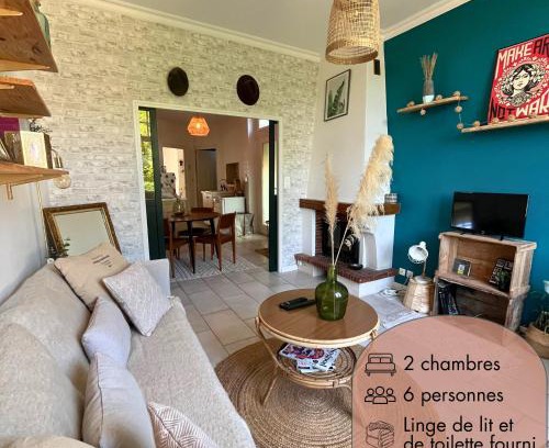 Blois Apartment | Le duo des Garennes - Entre confort & indépendance - Cour extérieure en centre ville de Blois