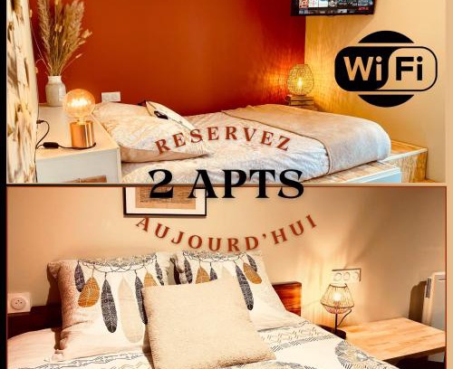 Feurs Apartment | Le Duo Forézien - 2 Apts au RDC côte à côte - Proche gare et centre - Wifi