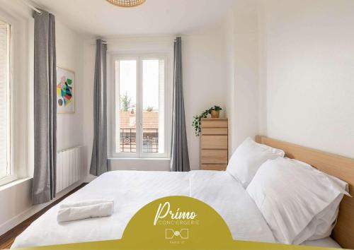 Asnieres-sur-Seine Apartment | Le Dupont - Métro 13, 20 min Champs-Elysées