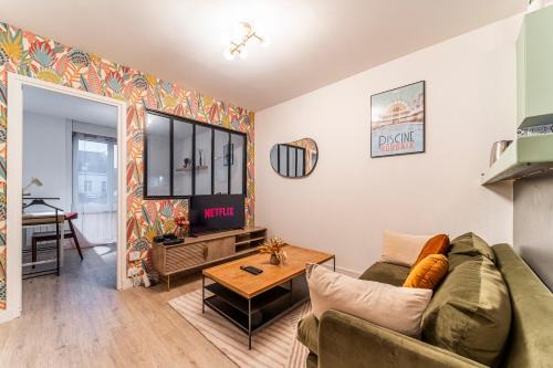 Faches-Thumesnil Apartment | Le Ferrer - Wifi - Netflix - Free Parking - Métro