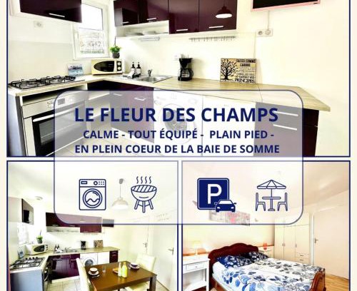 Noyelles-sur-Mer Apartment | Le Fleur des Champs-St Valery & Le Crotoy à 10min