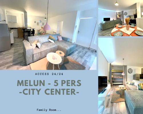 Melun Apartment | Le Grand Saint Aspais - 5 Personnes -