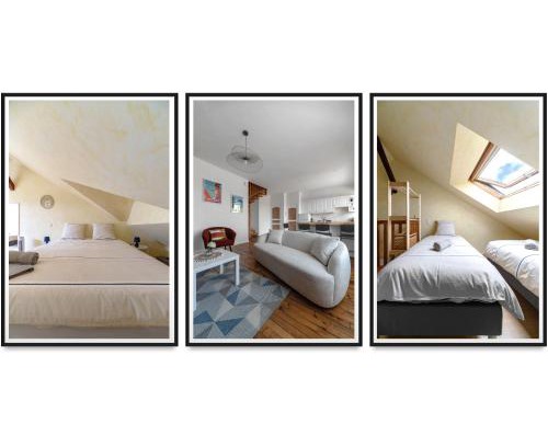 Quartier de France Apartment | Le Grenet - Appartement design en duplex