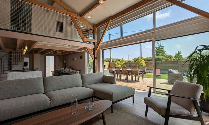 Sibiril Villa | Le Hangar - Comfortable villa 2 steps from the beach, with outdoor spa