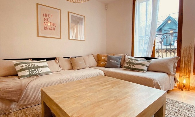 Villerville House | Le Mistral, sea view 5min from Trouville/Deauville