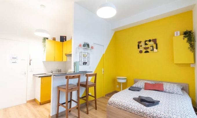 Downtown Angers Apartment | Le Retro Pop - Place du ralliement