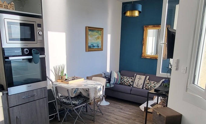 Ault Apartment | Le rivage d'hélène - Apartment Sea view - 2 pers - 1 bedroom - All comfort