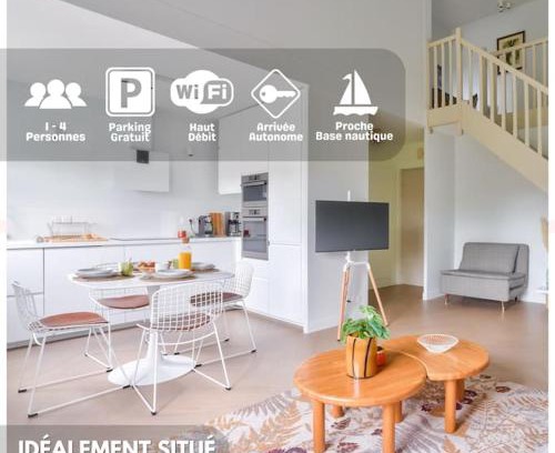 Cergy Apartment | Le Riviera, Elégant Duplex