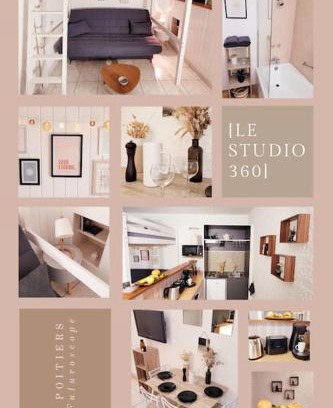Chasseneuil-du-Poitou Apartment | Le Studio 360 Proche Futuroscope & Arena 1/4 Pers