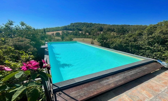 San Brizio Villa | Leisure pool/great views - exc villa, pool + grounds - pool house - 12 guests