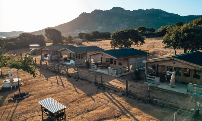 Occhiatana Bed & Breakfast | 'Les Chalets De Tesa' with Mountain View, Wi-Fi and Air Conditioning