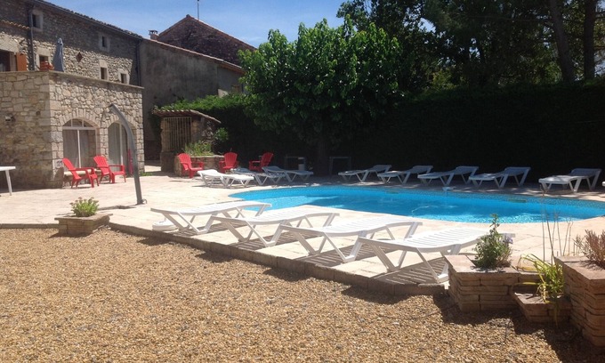 Grospierres House | Les cigales rental gite olivier in Ardèche near vallon pont d'arc,