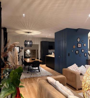 Lanvallay Apartment | Les Libellules Appartement avec baignoire spa à Lanvallay