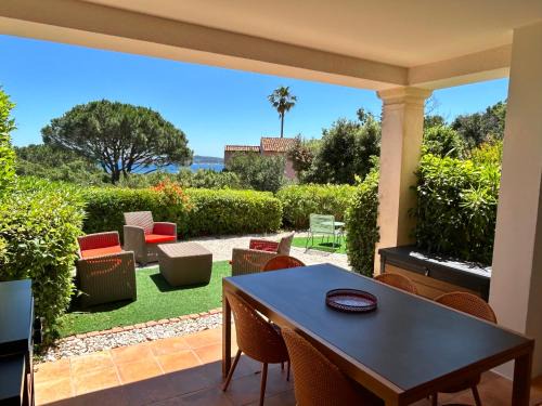 Les Restanques Apartment | Les Restanques vue mer Bastide rez jardin 3021