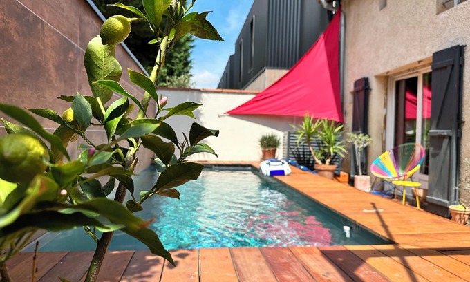 Minimes - Barriere de Paris House | Libre du 14 au 29 Juillet 2023 - Calme, Piscine, 10´ Canal du Midi 20´ Capitole