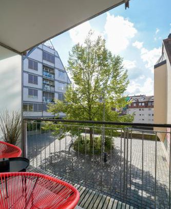 Mitte Apartment | LINDE3 - 10 Minuten in die Altstadt mit Balkon und Pegnitzblick