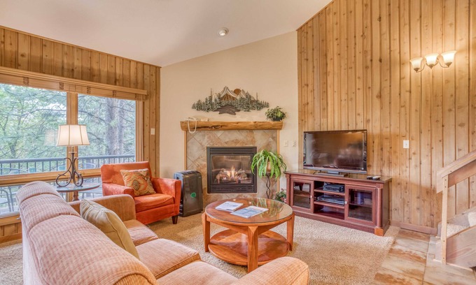 Century West Condo | Location and Privacy in Upper-Level Condo with Mt. Bachelor Village Amenities!