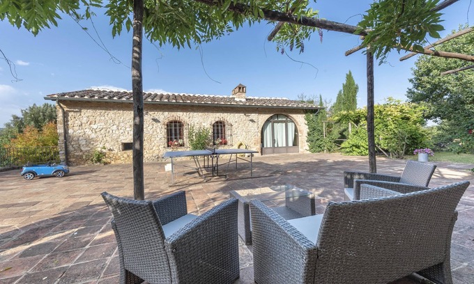 Simignano Apartment | Lodging in Casole Elsa,Siena,pool,Wi-Fi,terrace,barbecue,children friendly,5pers