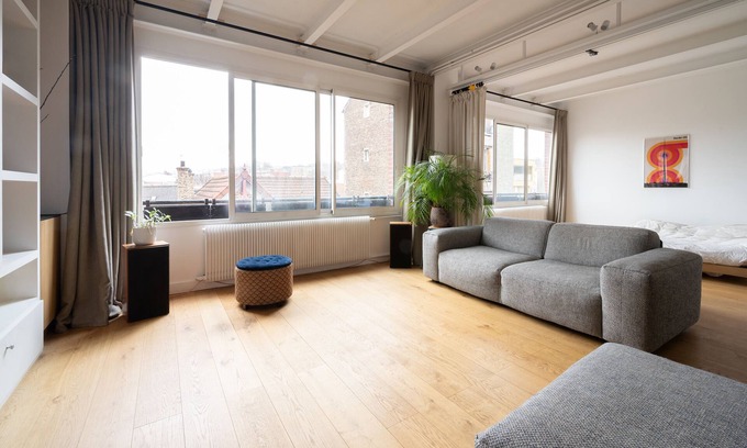 Le Pre-Saint-Gervais Apartment | Loft Biscotti - Welkeys
