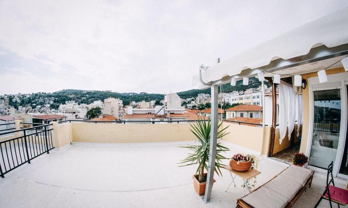 Kavala Apartment | Loft with panoramic view