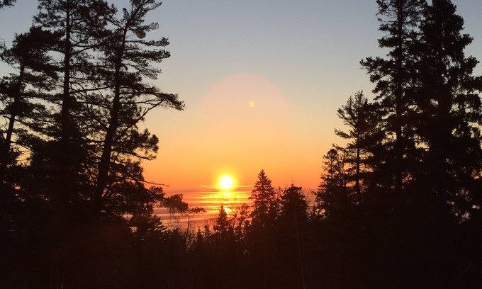 Beaver Bay Cabin | Log home-Lake Superior view, peaceful, wooded, private, near trails, sauna 2026