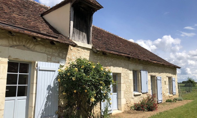 La Roche-Posay Cottage | Longère character green