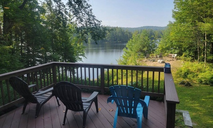Meredith House | Lookout point on Lake Wicwas