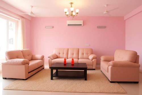 Vrindavan Apartment | Lotus Serenity by Red OliveACWiFiVrindavan