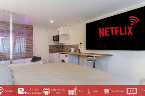 Villeneuve-le-Roi Apartment | Love Room avec Jacuzzi, Le Saccard