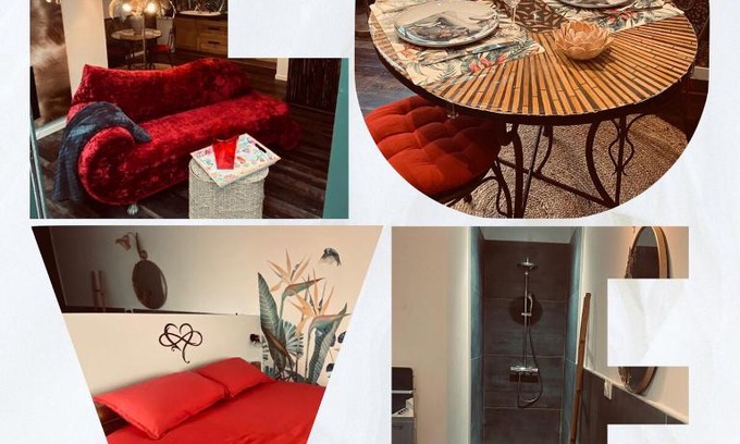 Semussac House | Love Room L Amour sous les Tropiques