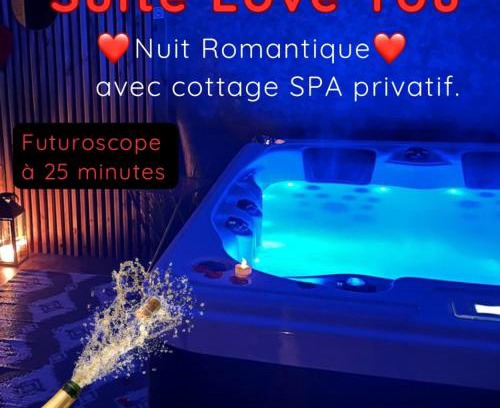 Oyre Apartment | Love You Suite Romantique Spa 25min du futuroscope