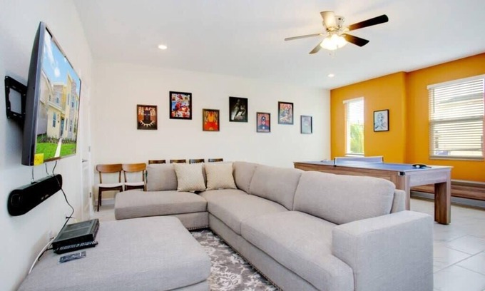 Kissimmee House | Lovely 9Bd Pool Gm Spa Hm Storey Lake-2709BD