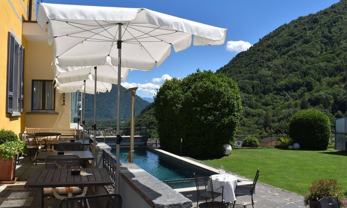 Golino Apartment | Lovely apartment for 4 guests with pool, WIFI, TV, patio, pets allowed and panoramic view