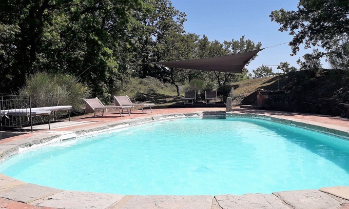 San Macario In Monte Villa | Lovely apartment in villa for 4 guests with WIFI, pool, patio, panoramic view and parking