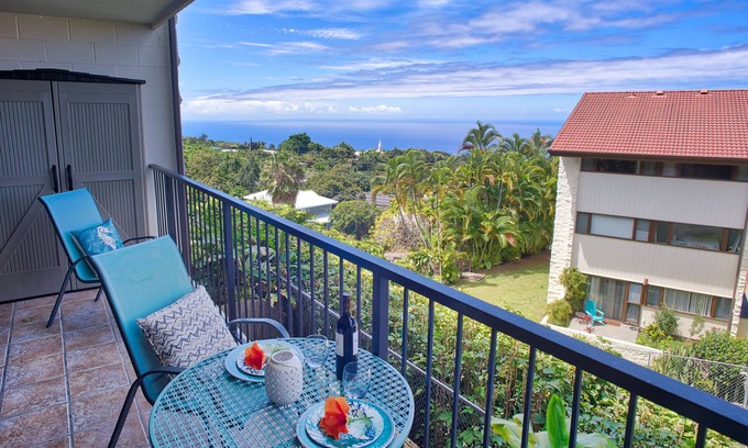 Honalo Condo | 🌴Lovely Cooler Elevation Condo | Ocean View | Free Late Checkout🌴